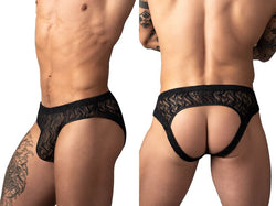 Male Power Men's Underwear 330-305 Ripple Moon Jockstrap Color Black thumbnail 1