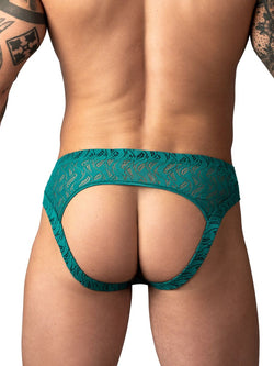 Male Power Men's Underwear 330-305 Ripple Moon Jockstrap Color Teal thumbnail 3