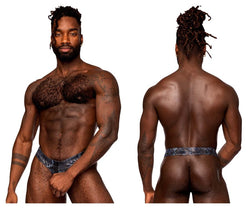 Male Power Men's Underwear 334-282 S-naked Power Sock Color Black-Blue thumbnail 1