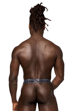 Male Power Men's Underwear 334-282 S-naked Power Sock Color Black-Blue thumbnail 3