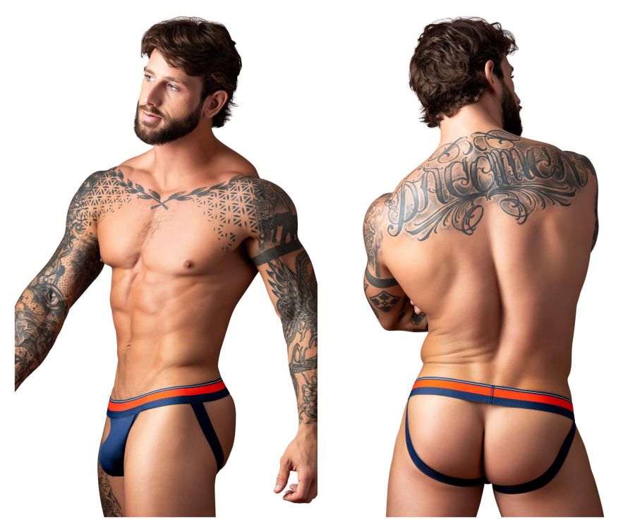 Male Power Men's Underwear 349-299 Soo Cumfy Jockstrap Color Navy