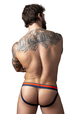 Male Power Men's Underwear 349-299 Soo Cumfy Jockstrap Color Navy thumbnail 3