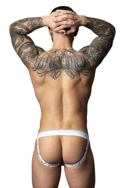 Male Power Men's Underwear 349-299 Soo Cumfy Jock Color White-Black thumbnail 3