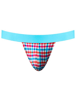 Male Power Men's Underwear 349-306 So Comfy Gingham Jock in Gingham Print Color Gingham Print thumbnail 4