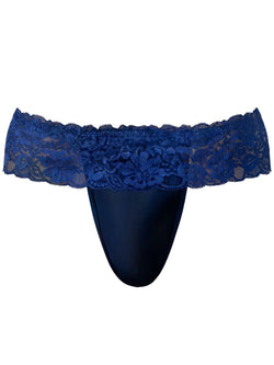 Male Power Men's Underwear 360-280 Sassy Lace Skirt Jock Color Navy thumbnail 4