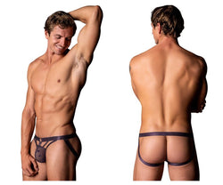 Male Power Men's Underwear 386-291 Love Star Jock with Ring Color Purple thumbnail 1