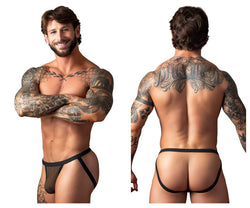 Male Power Men's Underwear 388-11C Fishnet 2 Jockstrap Color Black thumbnail 1