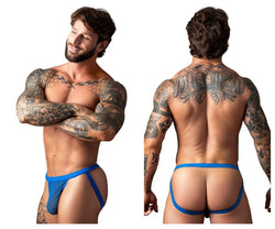Male Power Men's Underwear 388-11C Fishnet 2 Jockstrap Color Royal thumbnail 1