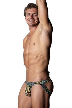 Male Power Men's Underwear 392-295 Go Wild Sport Jock Color Multi Animal thumbnail 2