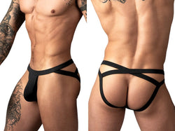 Male Power Men's Underwear 394-308 Eco Cozy Jockstrap Color Black thumbnail 1