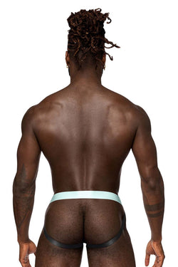 Male Power Men's Underwear 399-281 Easy Breezy Jock Sleeve Color Aqua thumbnail 3