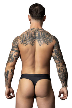 Male Power Men's Underwear 410-298 Oh Snap Snap off Thong Color Black thumbnail 3