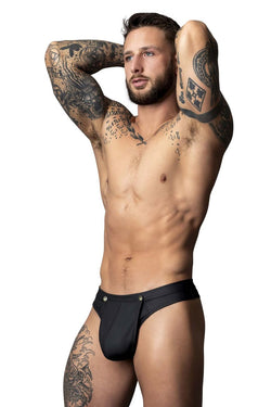 Male Power Men's Underwear 410-298 Oh Snap Snap off Thong Color Black thumbnail 4