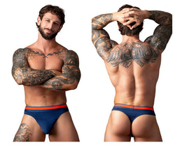 Male Power Men's Underwear 412-299 Soo Cumfy Thongs Color Navy thumbnail 1