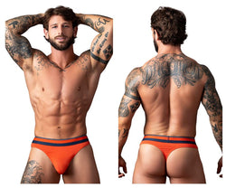 Male Power Men's Underwear 412-299 Soo Cumfy Thongs Color Orange thumbnail 1