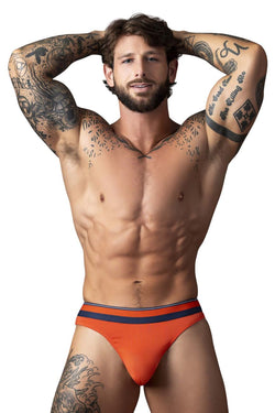 Male Power Men's Underwear 412-299 Soo Cumfy Thongs Color Orange thumbnail 2