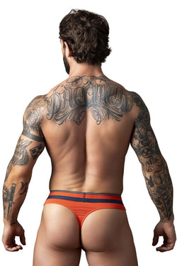Male Power Men's Underwear 412-299 Soo Cumfy Thongs Color Orange thumbnail 3