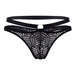 Male Power Men's Underwear 415-284 Rude Awakening Strap Thong Color Black thumbnail 4