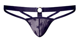 Male Power Men's Underwear 416-291 Love Star Thong with Ring Color Purple thumbnail 4