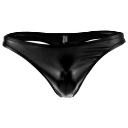 Male Power Men's Underwear 440003 Liquid Onyx Classic Thong Color Black thumbnail 4