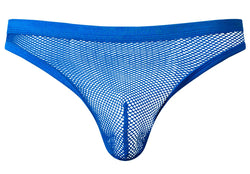 Male Power Men's Underwear 441-11C Fishnet 2 Bong Thong Color Royal thumbnail 4