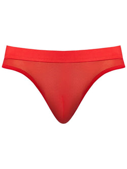 Male Power Men's Underwear 442-307 Mesh 2 Bong Thong Color Red thumbnail 4