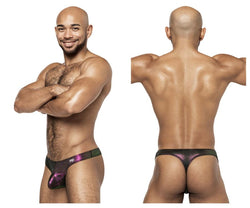 Male Power Men's Underwear 443-277 Hocus Pocus Uplift Bong Thong Color Purple thumbnail 1