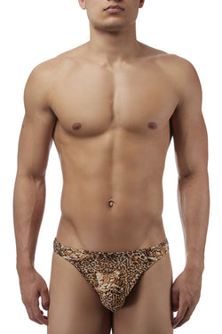 Male Power Men's Underwear 444030 Animal Wonder Thong Color Brown thumbnail 2