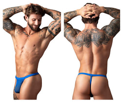 Male Power Men's Underwear 449-11C Fishnet 2 G-String Color Royal thumbnail 1