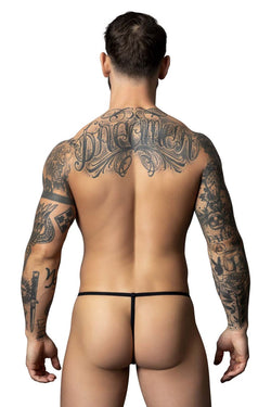 Male Power Men's Underwear 450-301 Liquid Onyx 2.0 G-String Color Blue thumbnail 3