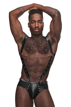 Male Power Men's Underwear PAK-154 Fetish Uranus Jockstrap Color Black thumbnail 2