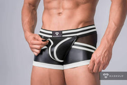 Maskulo Black Youngero Zippered Rear Trunk thumbnail 3