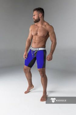 Maskulo Black and Blue Shorts thumbnail 3
