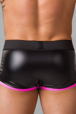 Maskulo Hot Pink Youngero Mesh Codpiece Trunk thumbnail 3