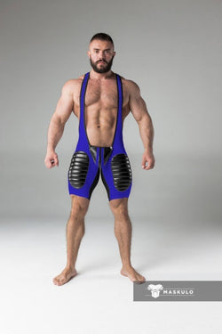 Maskulo Royal Front Thigh Pad Singlet thumbnail 2