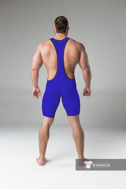 Maskulo Royal Front Thigh Pad Singlet thumbnail 3