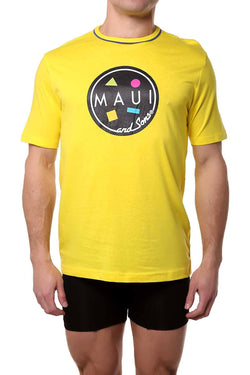 Maui and Sons Blazing-Yellow Logo Tee thumbnail 1