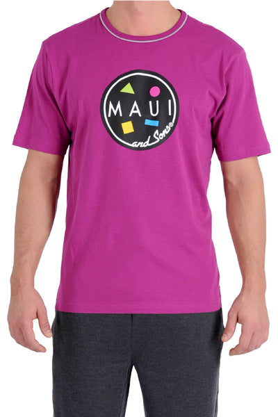 Maui and Sons Purple Logo Tee