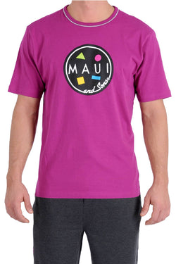 Maui and Sons Purple Logo Tee thumbnail 1