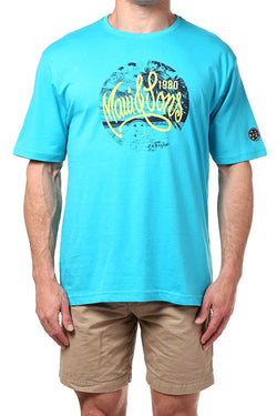 Maui and Sons Scuba-Blue Palms Tee thumbnail 1