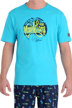 Maui and Sons Scuba-Blue Palms Tee thumbnail 2