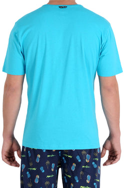 Maui and Sons Scuba-Blue Palms Tee thumbnail 3