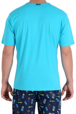 Maui and Sons Scuba-Blue Palms Tee thumbnail 3