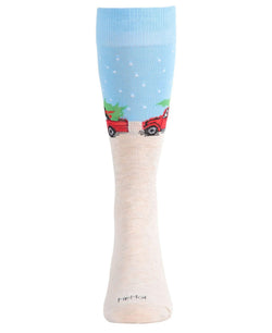 MeMoi Holiday Pup Pick Up Crew Socks thumbnail 2