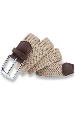 Men’s Khaki Woven Stretch Belt thumbnail 2