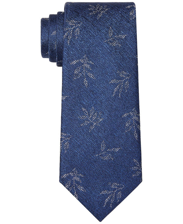 Michael Kors Classic Botanical Tie Dark Blue