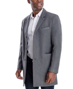 Michael Kors Ghent Slim-fit Overcoat Medium grey thumbnail 1