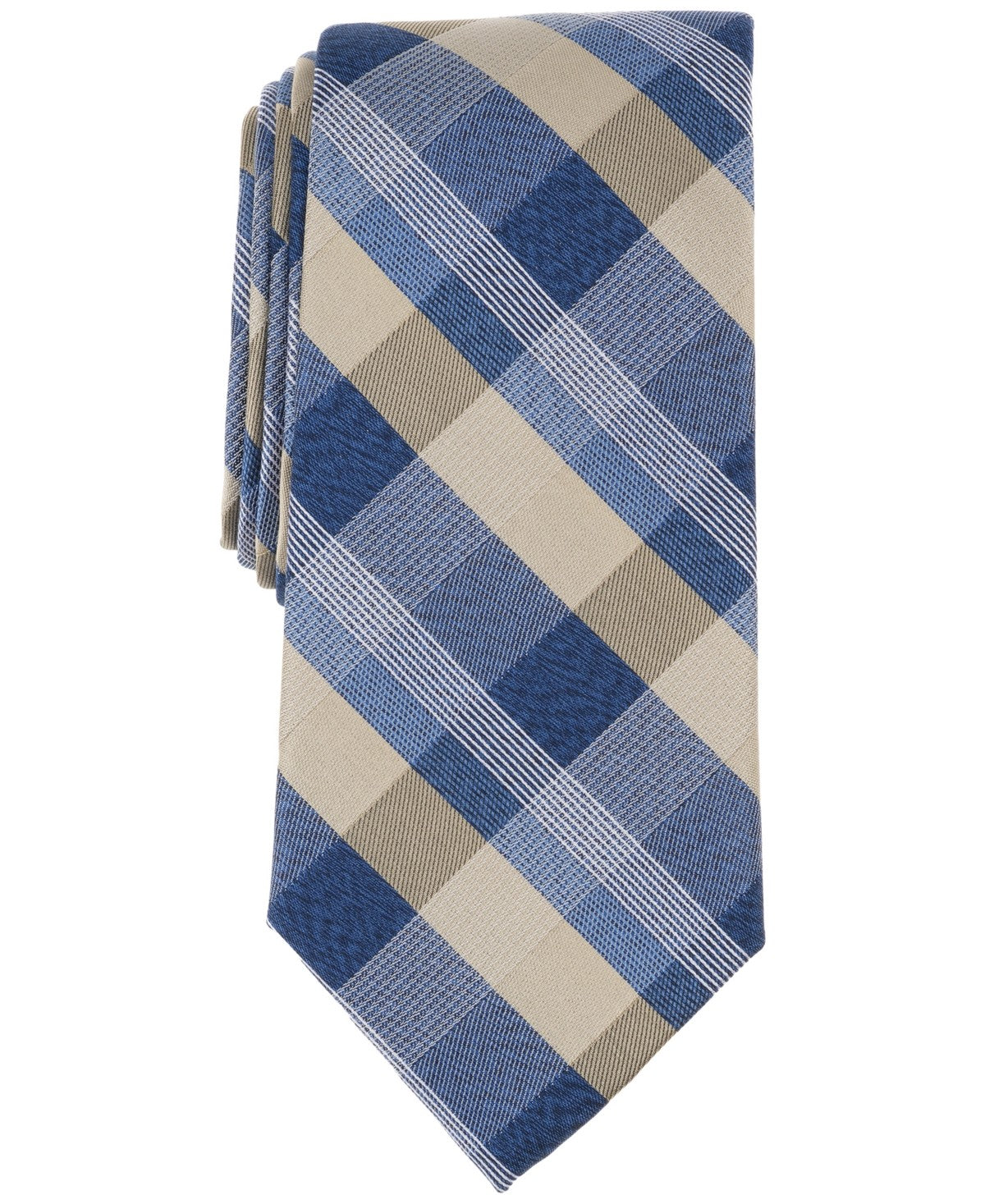Michael Kors Sikora Plaid Tie Navy