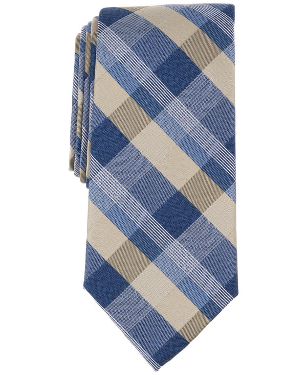 Michael Kors Sikora Plaid Tie Navy