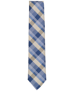 Michael Kors Sikora Plaid Tie Navy thumbnail 2